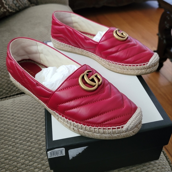 Gucci GG Chevron Flat Espadrilles - Picture 4 of 7